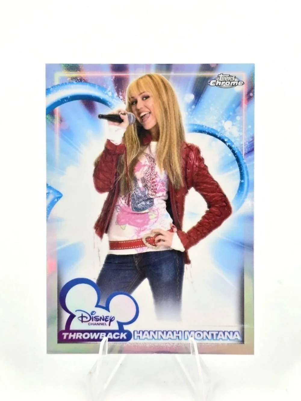 2026 Topps Disney Chrome Hannah Montana Disney Channel Throwback Miley Cyrus